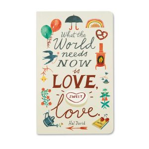 what the world needs now is love journal