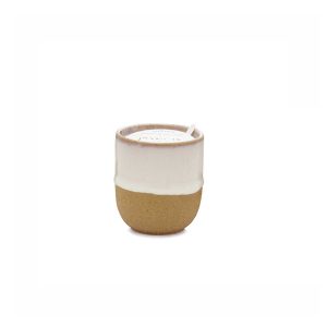Small Ceramic Candle Jasmine Bamboo