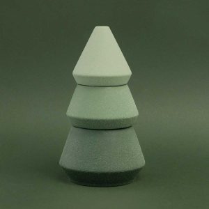 Large Green Christmas Tree Candle