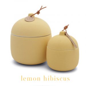 keepsake Repurpose candle lemon Hibiscus