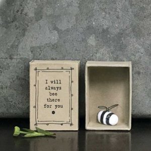 bee porcelain match box