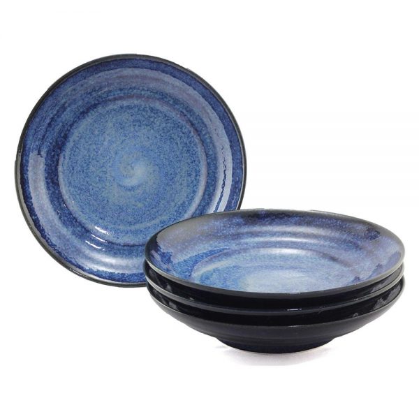 japanese blue pottery bowls