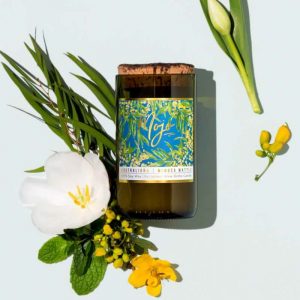 mimosa wattle candle