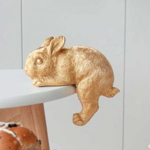 gold shelf bunny