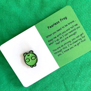 fearless frog pin