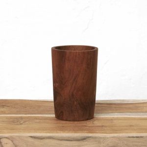 recycled wood tumbler/ vase