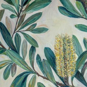 Costal Banksia Acrylic painting