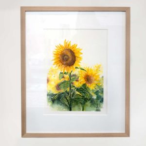 Sunflower fields original painting