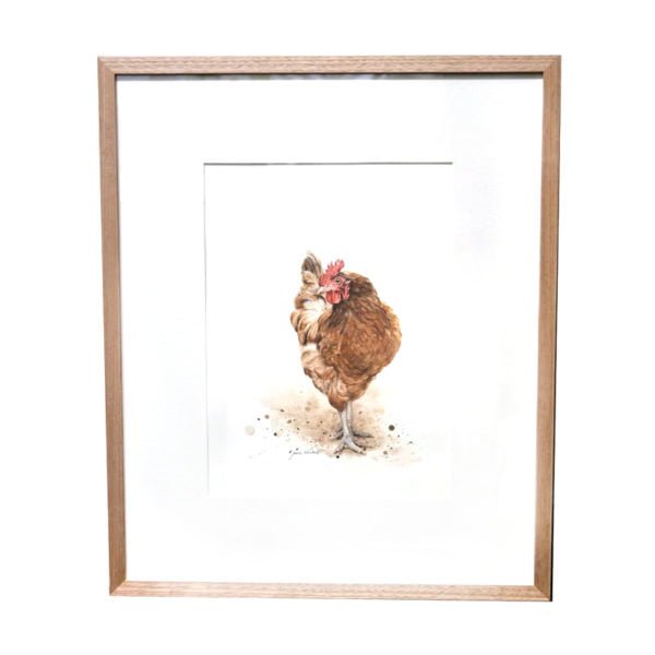 chicken painting Bessie
