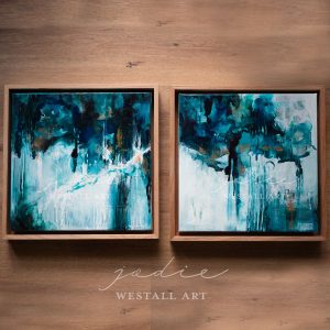 abstract canvas painting jodie westall