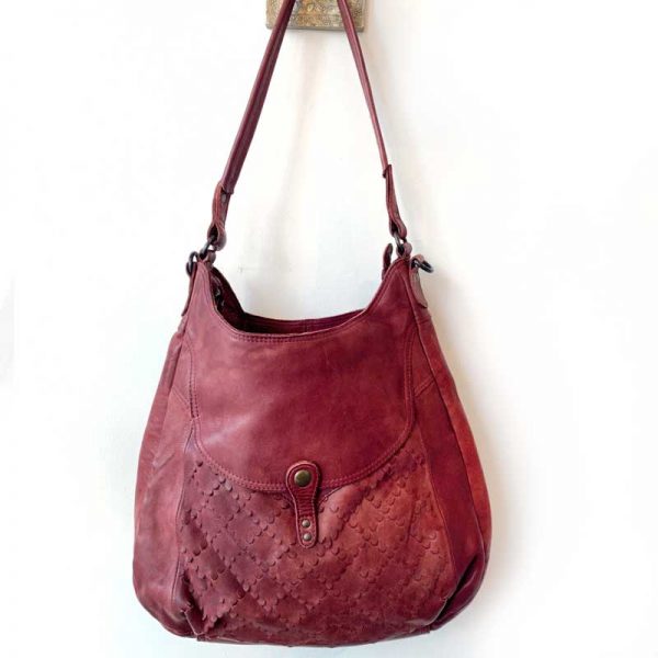 desert Rose leather bag