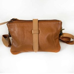 Natural leather bag