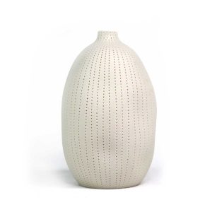 medium hand detailed chalk vase