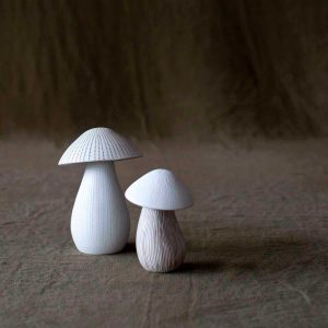 Porcelain Mushroom ornaments