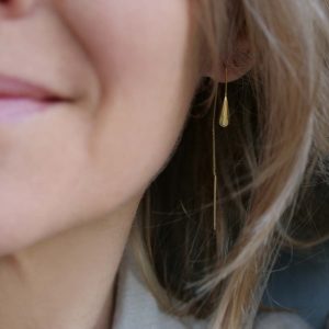 thread earrings