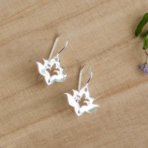 bloomed lotus earrings