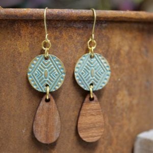 aztec earrings
