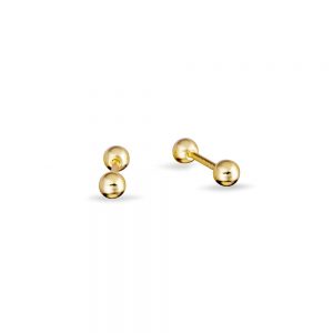 gold helix earring