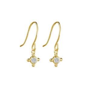 Gold petite earrings