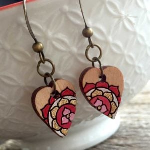 Heart Chakra earrings