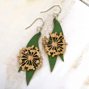 Wattle earrings