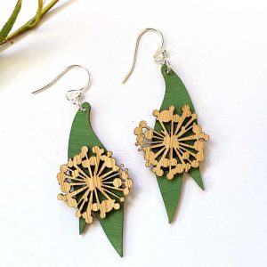 Wattle earrings