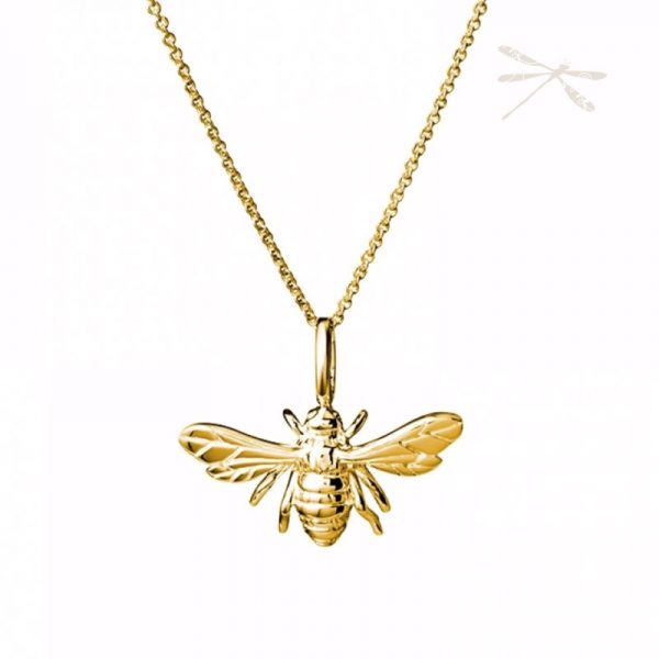 Gold Bee pendant