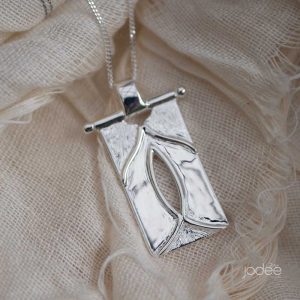 Silver Namaste pendant Jodee