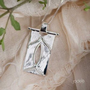 Silver Namaste pendant jodee