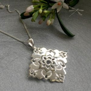 Intuition Silver pendant