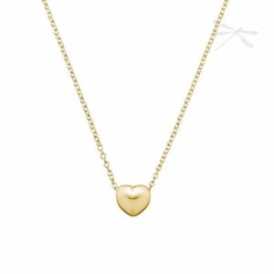 Gold heart necklace Jodee