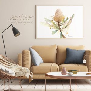 Watercolour Banksia