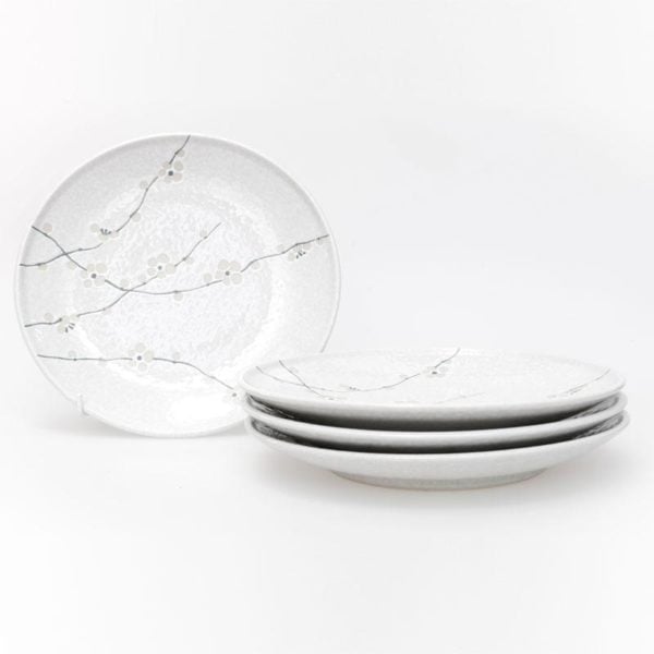 White Sumie plate